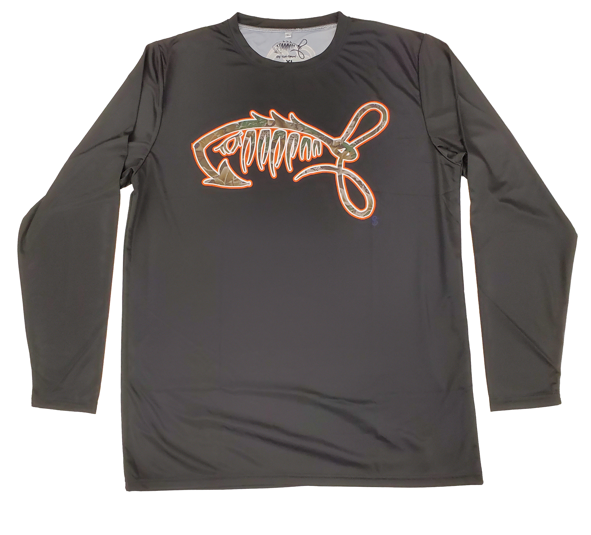 BHA Original Keeping it Cool L/S Black Camo Fishing Shirt